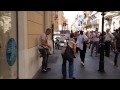 Darbuka on the street in Roma 路上のダラブッカ