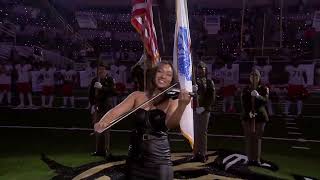 Bay Area Panther's IFL National Anthem Performance - Rose Crelli Violin at SAP Center San Jose CA