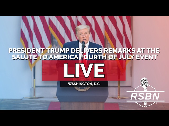 REPLAY: President Trump Delivers Remarks at Major “Salute to America” 4th of July Event - 07/04/26