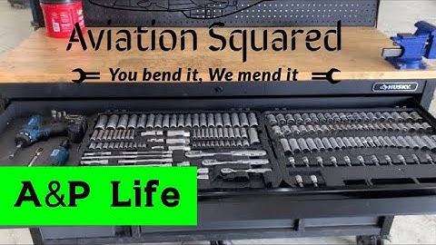 Apprentice A&P toolbox tour.  On the Job training, Money for tools, and no student loans.