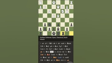 Sicilian Defense:Open, Classical, Sozin Attack