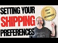 Ebay shipping preferences  how to set them for beginners ebay 101