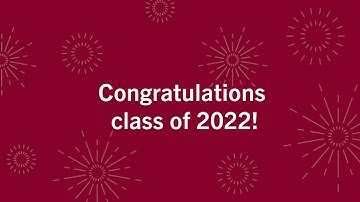 Congratulations to our 2022 graduates