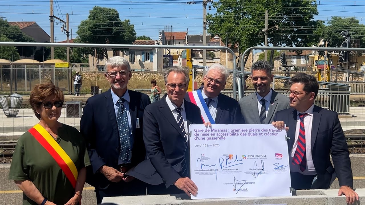 Début de grands travaux d'aménagements à la gare de Miramas • MARITIMA