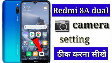 redmi 8A dual camera setting