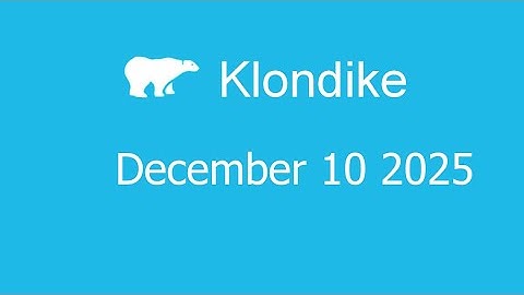 Microsoft Solitaire Collection - Klondike - December 10 2025