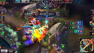 Highlights: Fnatic (FNA) vs. Copenhagen Wolves (CW) - LCS EU Week 6 Day 2