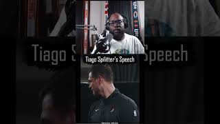 Tiago Splitter Had The Room Locked In With This Speech 👀🔥 #chicagobulls #nba #basketball