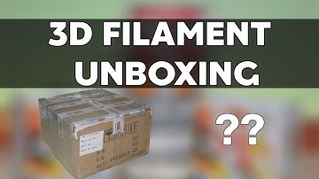 3d Printer Filament Unboxing
