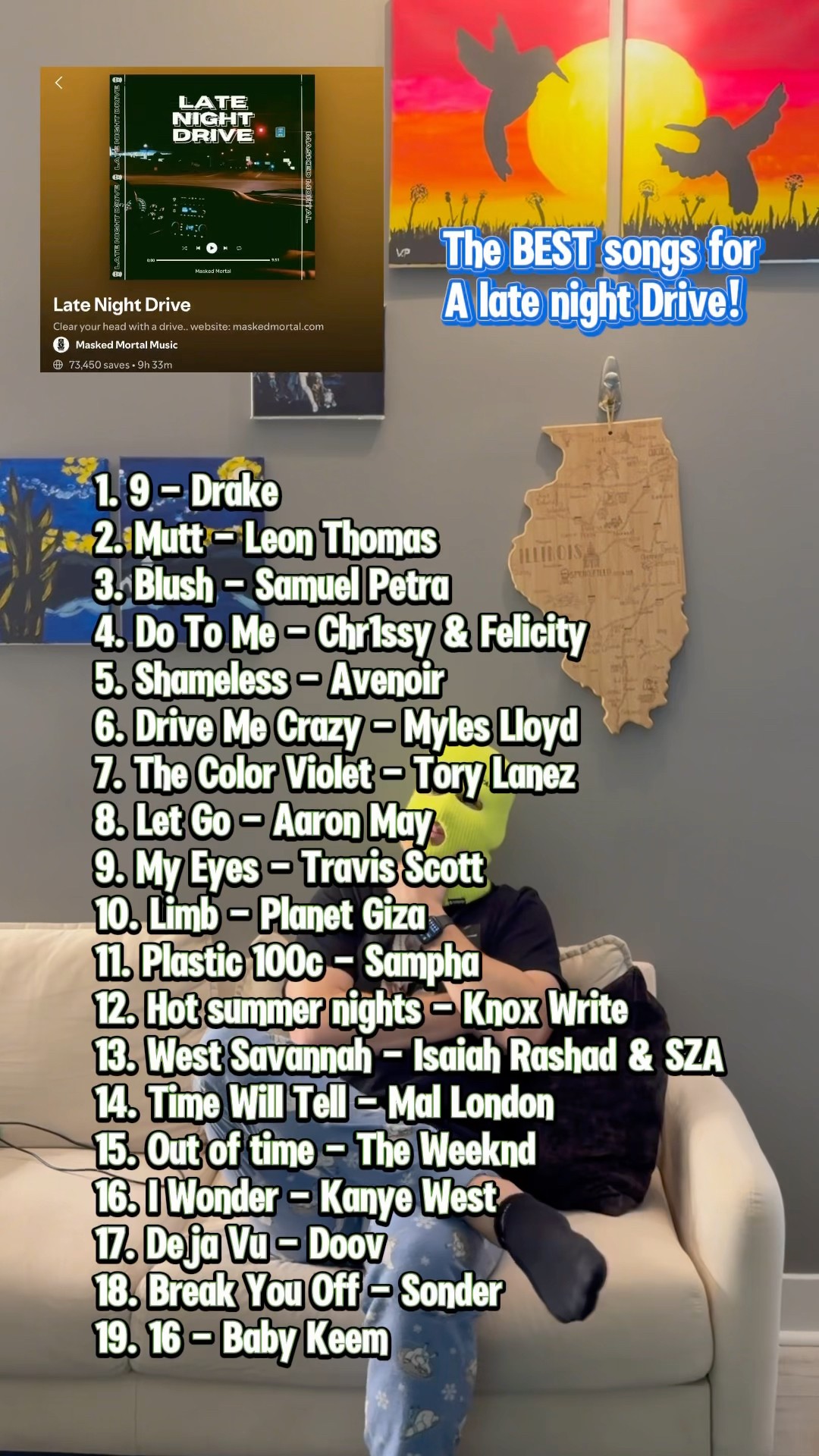 Songs perfect for a late night drive! What are some other songs you suggest??