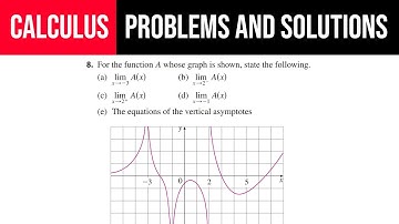 8. For the function A whose graph is shown, state the following.