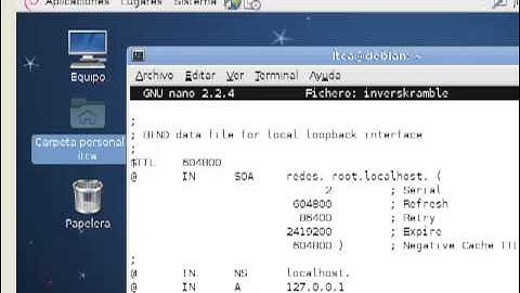 Cofiguracion DNS en debian 6