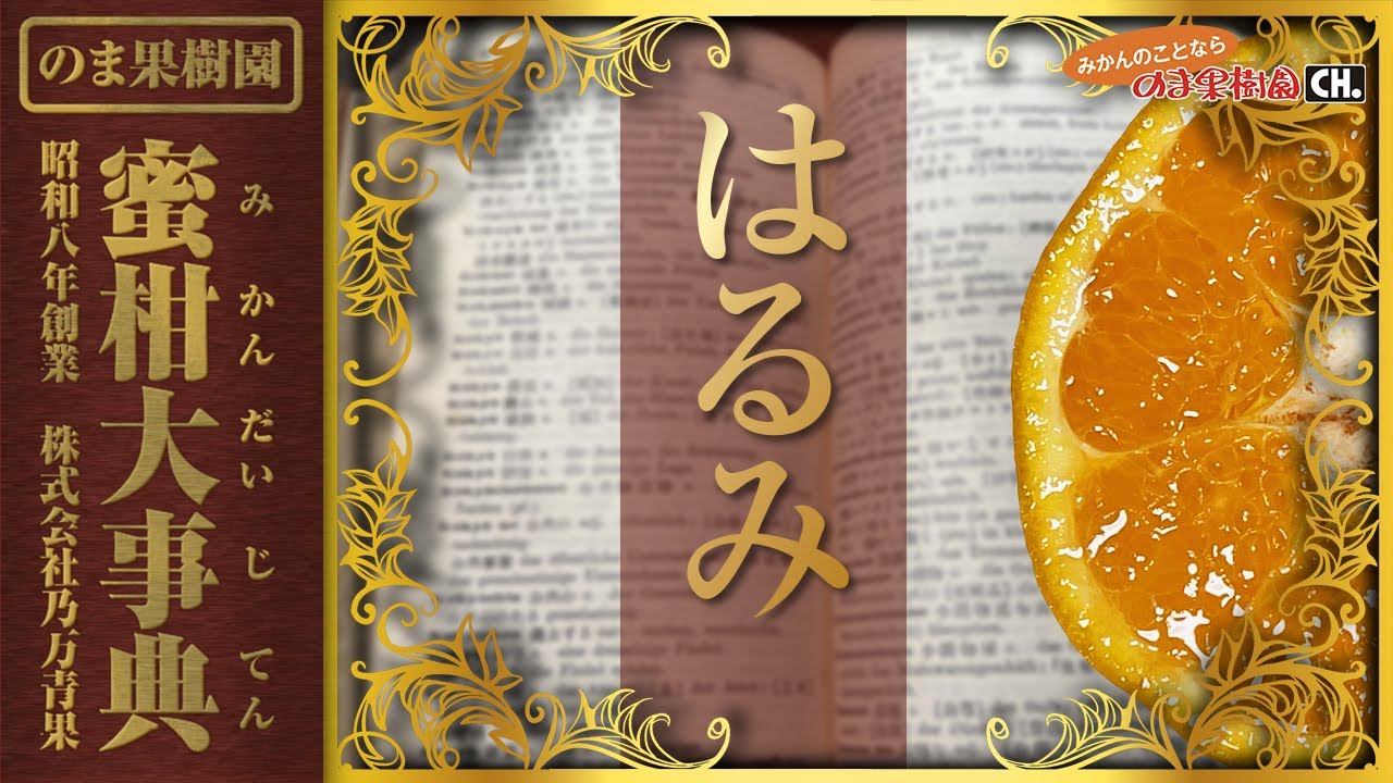 【はるみ】みかん大事典：はるみの全てがわかる【みかんのことなら「のま果樹園」】