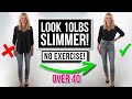 5 Slimming Style Tips To Help You INSTANTLY Look Slimmer Without Exercise (Fashion Over 40)