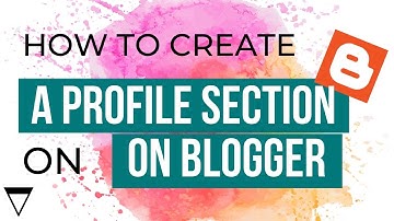 How to Create a Profile Section on your Blog in Blogger - 2013 [part 3]