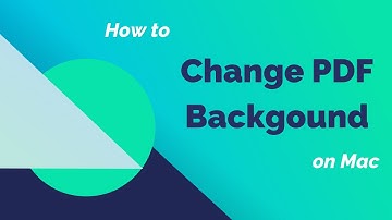 How to Change PDF Background on Mac | PDFelement 7
