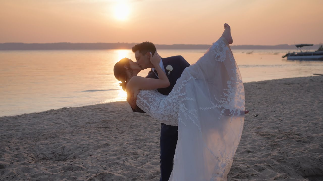 Traverse City Resort Wedding | Tyler & Grace’s Cinematic Northern MI Wedding Film