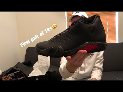 jordan-14-black-ferrari-review-and-on-foot