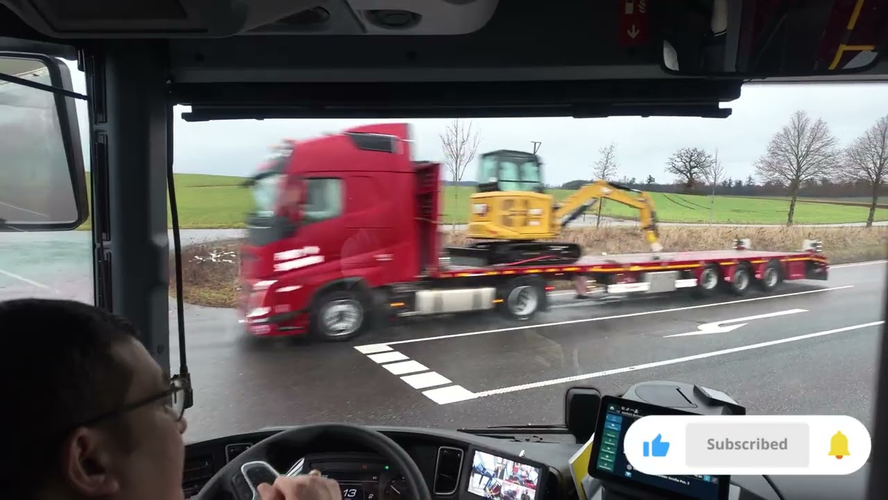 Bus Drive POV 🚍 Route 394 Vogelsberg | Germany Bus Driver POV