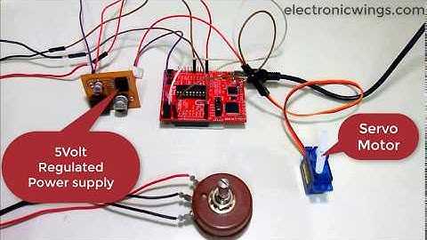 Servo Motor Control Through Potentiometer Using TI launchpad