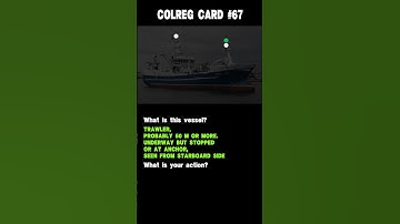 #67 Colregs 72 card.  Ship