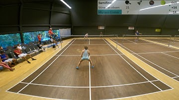 2021 Racketlon World Championship | Stine Jacobsen v Myriam Enmer | Semi-Final | Full Match
