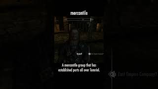 mercantile — The Elder Scrolls V: Skyrim dialogue scene