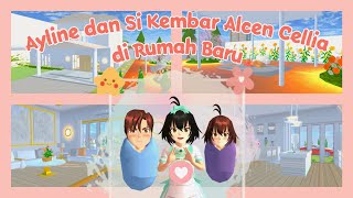 Ayline dan Baby Kembar Alcen Cellia di Rumah Baru | Sakura School Simulator
