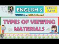 Understanding Viewing Materials