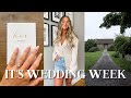 IT'S WEDDING WEEK!!!!!! writing my vows, going to our venue, getting my wedding nails done! :)