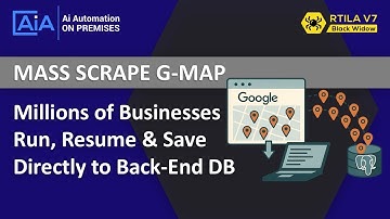 MASS SCRAPE GOOGLE MAPS LISTING IN THE MILLIONS DIRECTLY INTO DATABASE BACK-END