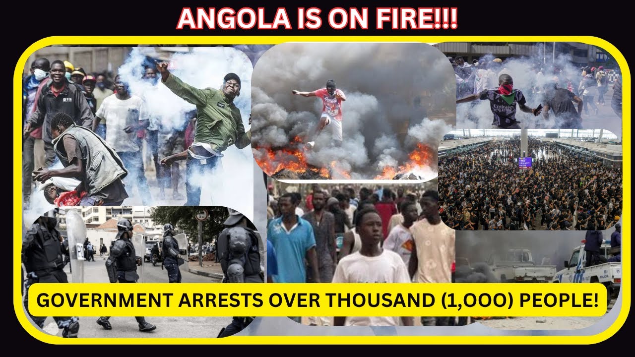 ANGOLA is BOILING: World in Shock as Over 1,000 Protesters ARRESTED!