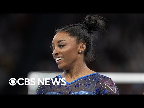 Simone Biles takes