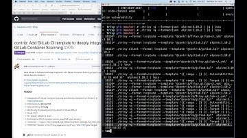 Tweaking Trivy output to fit your workflow