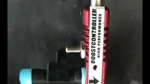 how to install a manual boost controller