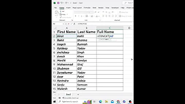 Combine Text From Multiple Cells Into One Cell Concat Function Excel Hacks Excelhacks Concat 