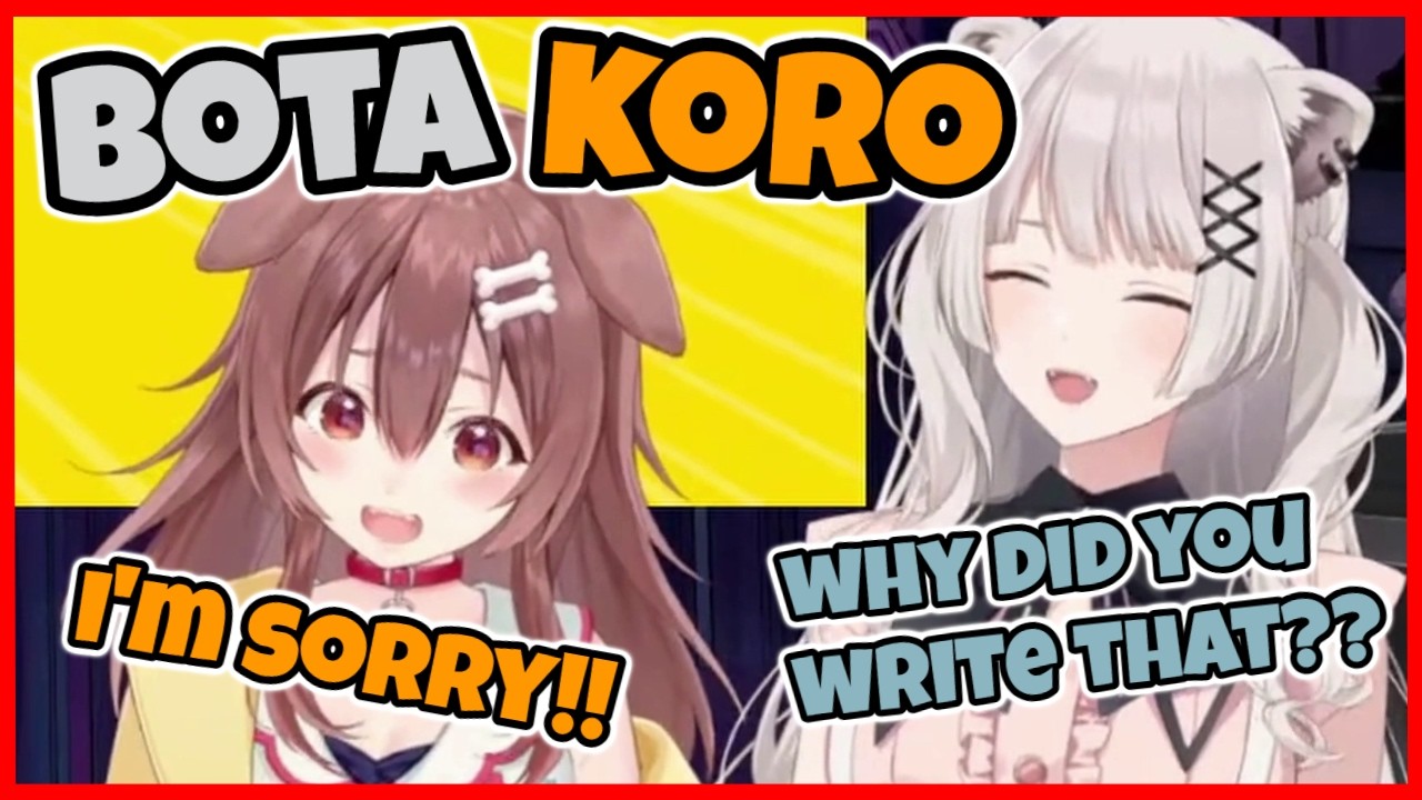 [BotaKoro] Botan And Korone Trying to Think As One [hololive // ENG SUB]