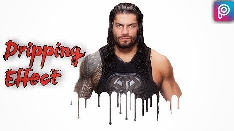 Dripping Effect | Picsart Editing Tutorial (Splatter Effect)