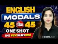 SSC CGL 2026 | SSC CGL English Classes | MODALS One Shot | Day 5 | SSC CGL English By Bharti Mam