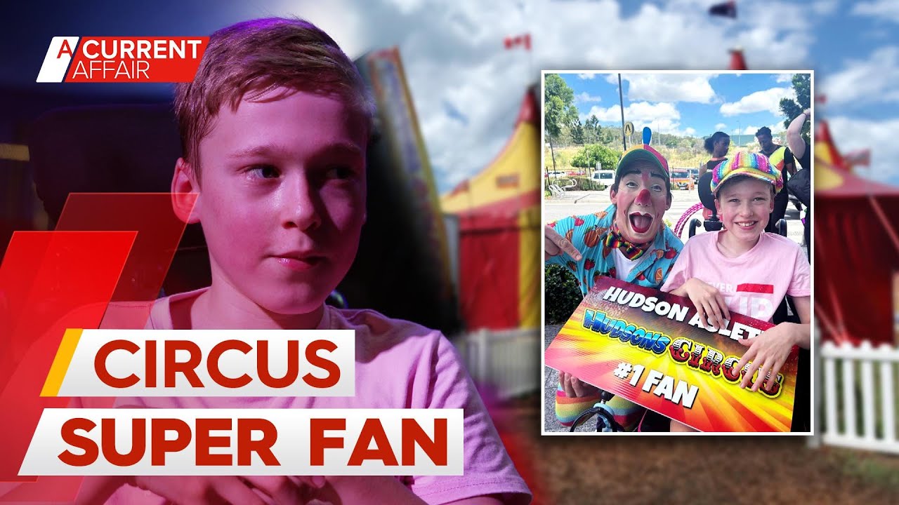 Circus-loving teen sits front row at the same show two dozen times a year | A Current Affair