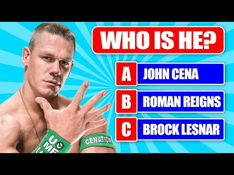Guess The Top 100 WWE Wrestlers in 5 Seconds | WWE Quiz