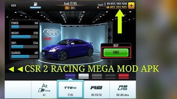 OMG !! ( 2017 )Free Download CSR racing 2 Mega Mod  APP v 1.9.0 + Data  for Android 😱