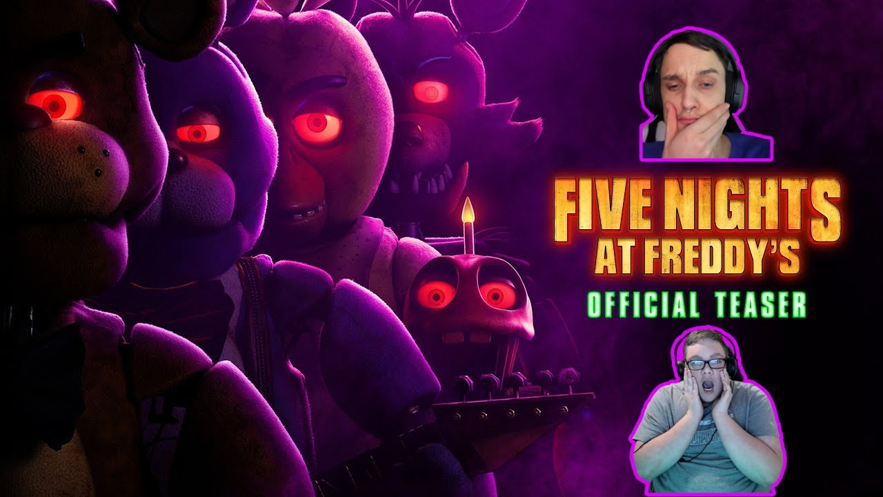 FNAF Movie Teaser Trailer Reaction - YouTube
