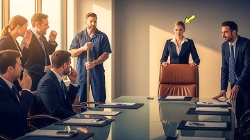 They Mocked the Janitor in Front of the Whole Company — Until the CEO Stood Up and Spoke His Name