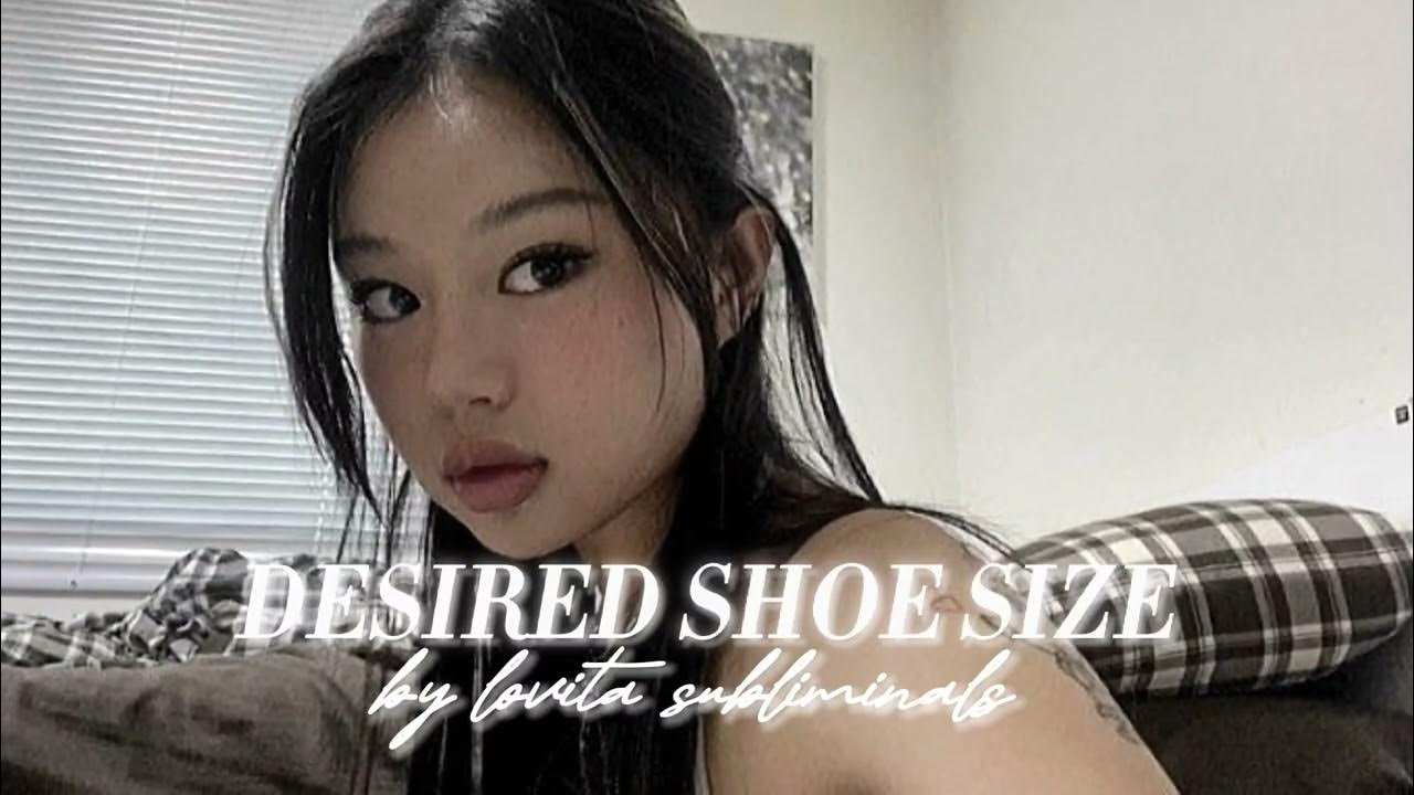 "what size shoe do you wear?" desired shoe size subliminal YouTube