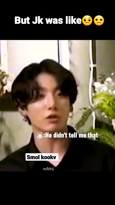 Taehyung! why didn't you tell Jungkook about your love story?😅😆🤭 jealous kookiee #taekook #kookv