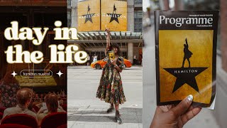 DAY IN THE LIFE | watching the hamilton musical in toronto, tim hortons & hotdog stands 🎶⭐️☝🏽📜