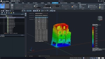 [midas nGen Tutorial] Irregular Reinforced Concrete Building_Analysis 02. Analysis Results