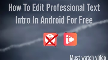 HOW TO MAKE 2D INTRO ON ANDROID | 2D INTRO TUTORIAL ON Legend