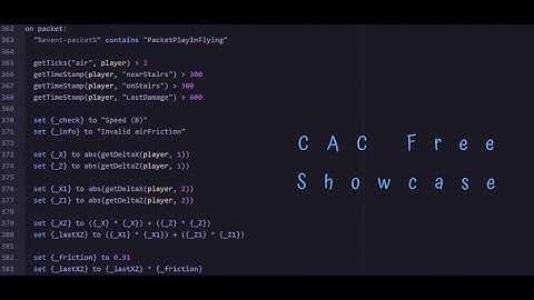 CAC Free Showcase *Wtih download* *Skript Anticheat*